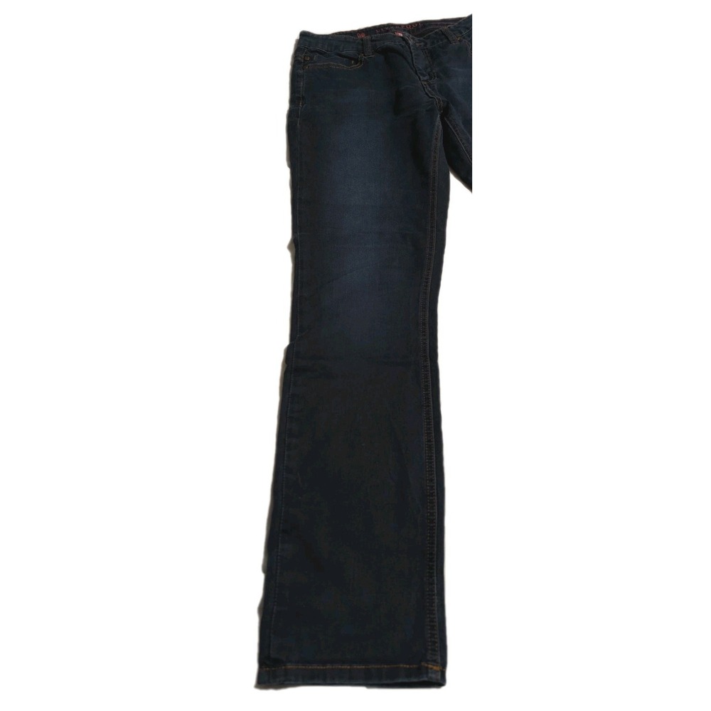 Liverpool Sadie Straight Jeans Womens 10 Dark Wash Stretch Mid Rise Denim - Picture 2 of 7